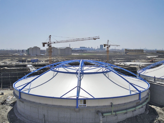 七台河市污水池加盖膜结构建造 - 厂家